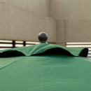 Outsunny 2.8m Patio Umbrella Parasol Outdoor Table Umbrella 6 Ribs Green