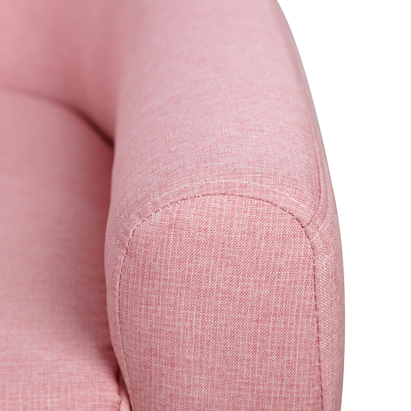 HOMCOM Kids Mini Sofa Children Armchair Seating Bedroom Playroom Furniture Pink