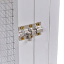 PawHut Rabbit Hutch Wood Bunny Cage For Outdoor Indoor W/ Pull Out Tray Ramp