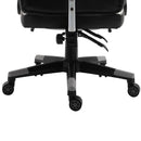 Vinsetto Gaming Chair with Footrest Computer Chair with Lumbar Pillow Grey