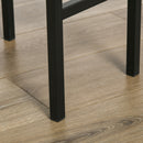 HOMCOM Industrial Bar Stools Set of 2, Kitchen Bar Chairs Home Pub Rustic Brown