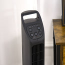 HOMCOM Oscillating Tower Fan Cooling With Remote, 4H Timer For Home Office