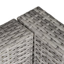 Outsunny Single Wicker Furniture Sofa Chair w/ Padded Cushion for Garden Balcony