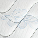 HOMCOM King Mattress W/ Breathable Foam Pocket Innerspring 200cmx150cmx22.5cm