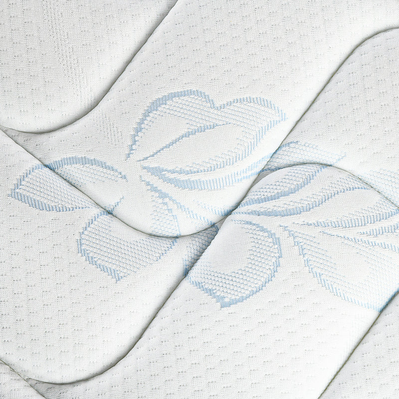 HOMCOM King Mattress W/ Breathable Foam Pocket Innerspring 200cmx150cmx22.5cm