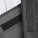 Outsunny Sun Lounge Recliner Lounge Chair Design Ergonomic w/ Pillow Black