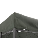 Outsunny 3x4m Gazebo Replacement Roof Canopy 2 Tier Top UV Cover Patio Deep Grey