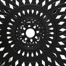 Outsunny Garden Dining Table - Black