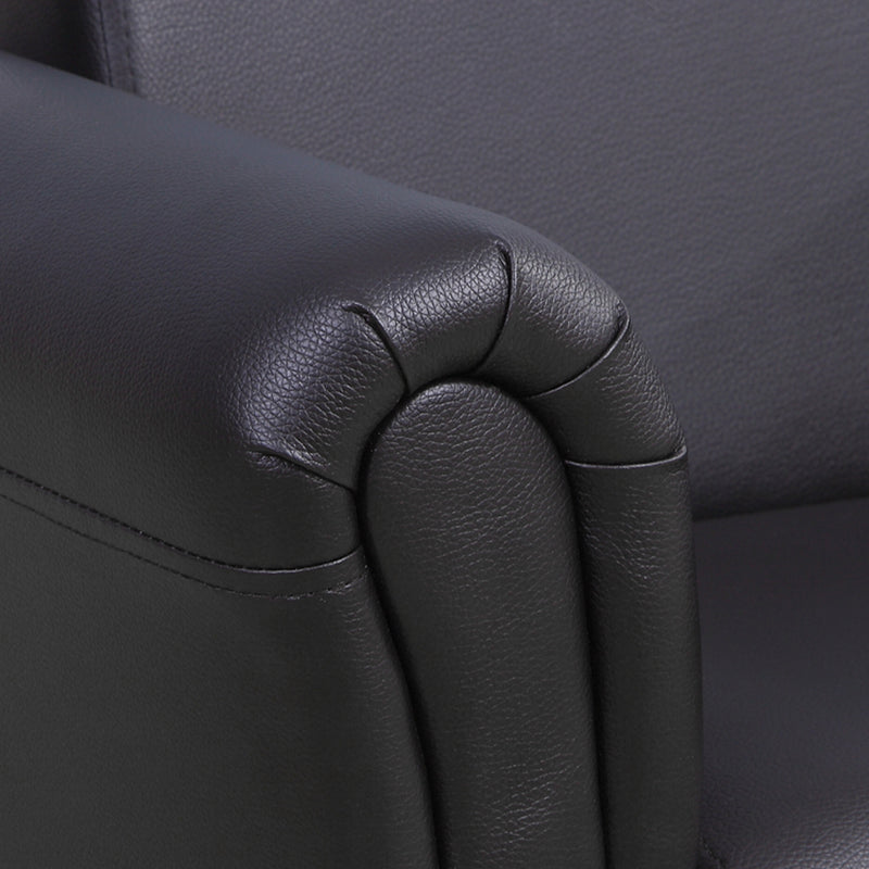 HOMCOM Kids Sofa Chair Set Armchair Seating Seat Bedroom Playroom Stool Black