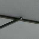 Outsunny 3m Cantilever Parasol With Easy Lever Crank Handle 6 Metal Ribs Grey