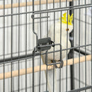PawHut Large Bird Cage Budgie Cage for Finch Canaries Parrot with Stand Grey