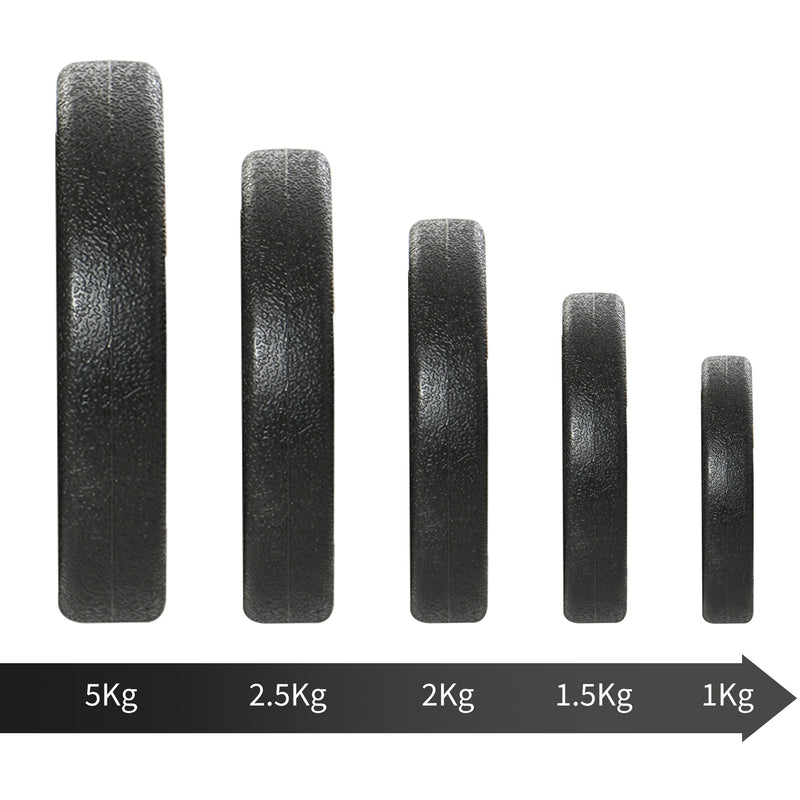 HOMCOM 30KG Adjustable Dumbbells Weight Set Hand Weight for Body Fitness
