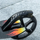 HOMCOM Foldable Kick Scooter for Kids w/ Adjustable Height, Break, Big Wheels