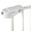 PawHut Adjustable Safety Gate w/ 3 Extensions and Four Adjustable Screws, White