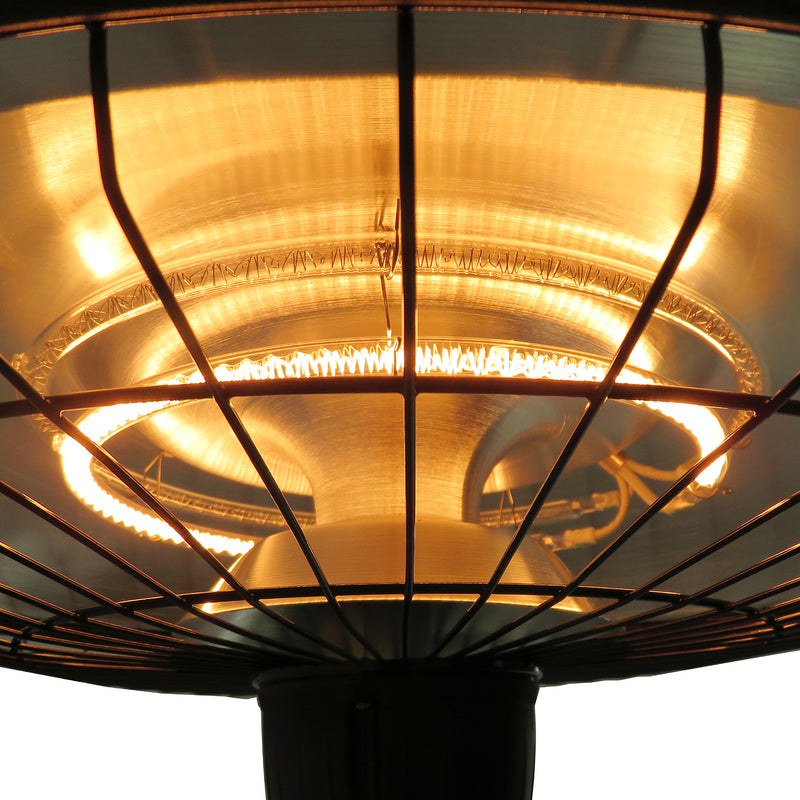 Outsunny Adjustable Infrared Halogen Ceiling Mounted Light Heater 1000/2500W