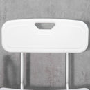 HOMCOM Adjustable Shower Stool with Suction Foot Pads for Elderly Disabled