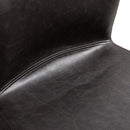 HOMCOM Modern Wood Bar Chairs Kitchen Cafe Stools Dining Barstool Brown