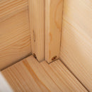 Elevated Wooden Planter Garden Grow Box with 2 tiers, 4 Pockets, 81x40x79cm