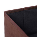 PawHut 3 Step Pet Stairs Portable Mobility Assistance w/ Washable Cover Brown