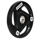 SPORTNOW Olympic Weight Plates for 2'' Barbell Bar with Tri Grips, 2 x 10kg