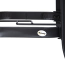 Outsunny 106cm Round Garden Dining Table with Parasol Hole Tempered Glass Top