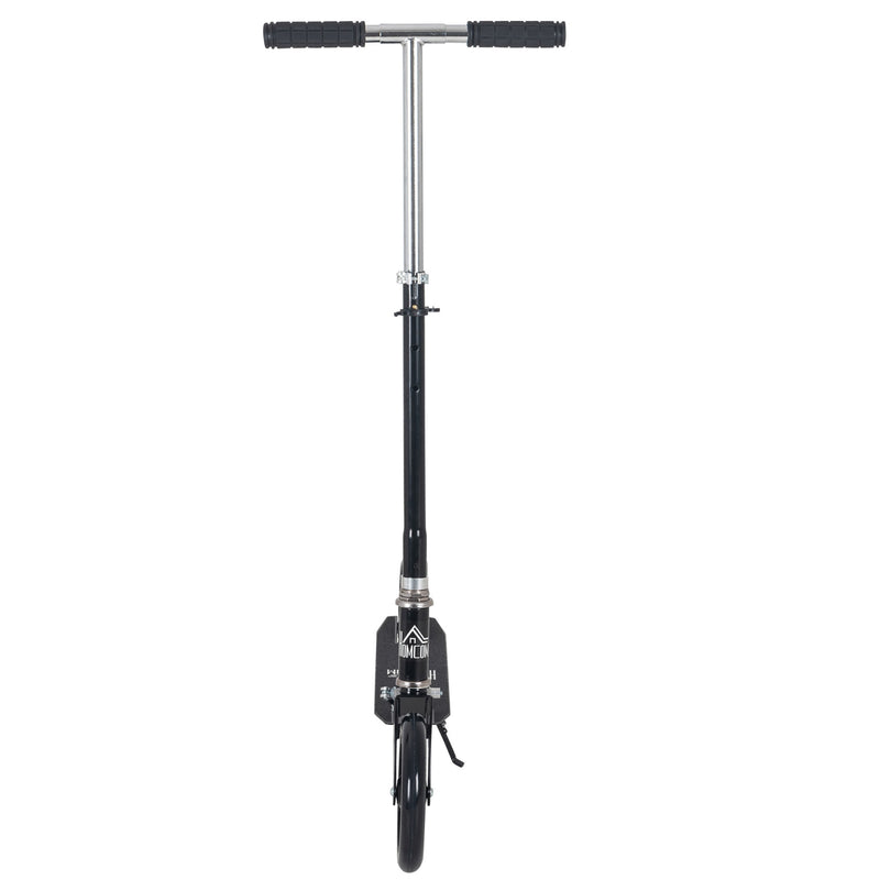 HOMCOM Kids Scooter Ride On Toy Height Adjustable For 7-14 Years, Black