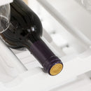 HOMCOM Kitchen Trolley Utility Cart W/ Wheel Wine Rack Open Shelf and Cabinet