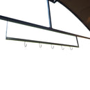 Outsunny Gazebo Marquee Canopy Awning Shelter Garden Patio BBQ Tent Grill Black