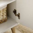 HOMCOM Free Standing Sideboard Storage Cabinet, Accent Cupboard with Drawer