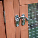 PawHut Wooden Rabbit Hutch Enclosure Run House 2 Tier Large Coop Run Pet