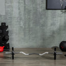 SPORTNOW Olympic Weight Plates For 2'' Barbell Bar With Tri Grips, 2 X 5kg