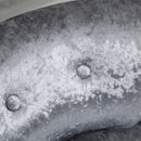 HOMCOM Dressing Table Stool Vanity Seat w/ Rubber Wood Legs Bedroom - Grey