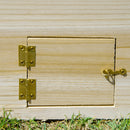 PawHut Wooden Hedgehog House Hibernation Home, for Gardens, 40 x 30.2 x 23.5 cm