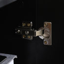 HOMCOM High Gloss Storage Cabinet for Bedroom Living Room Dining Room Black