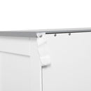 kleankin Freestanding Bathroom Cabinet with 2 Drawers 2 Doors Adjustable Shelf