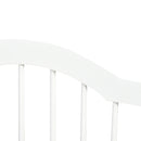 PawHut Freestanding Pet Gate Safety Barrier 3 Pannel w/ Support Feet White