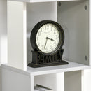 HOMCOM 5-Tier Bookshelf Freestanding Bookcase Storage Shelves Study, Light Grey