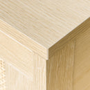 HOMCOM Nightstand Bedside Table End Table Storage Organizer W/ Drawer Shelf