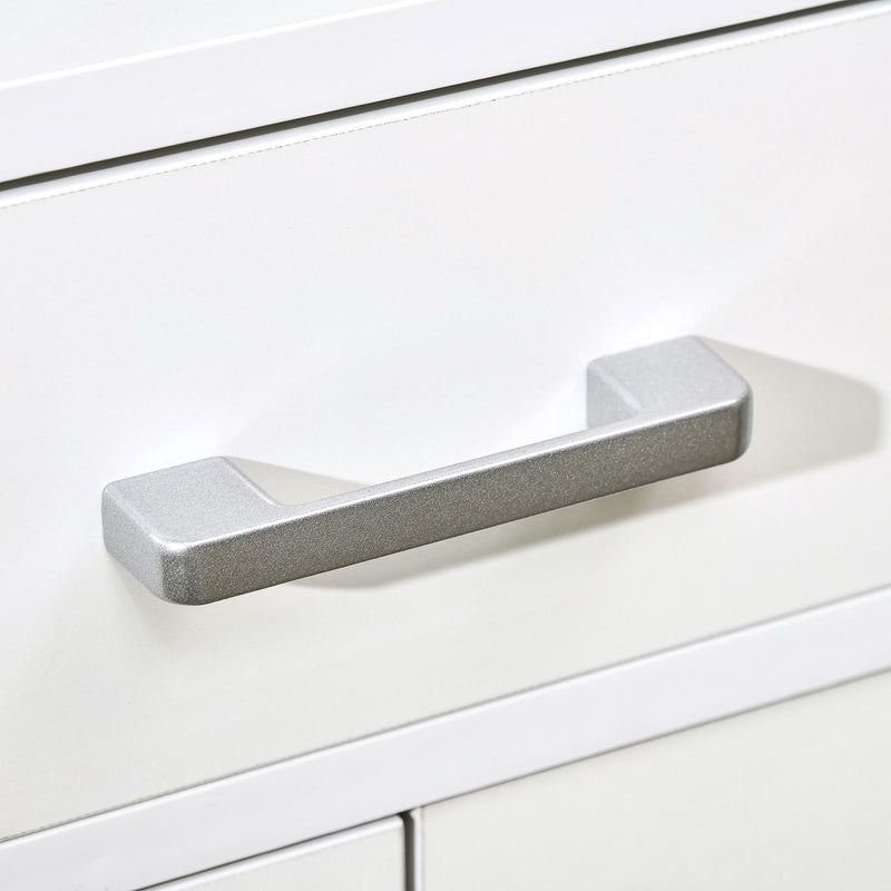 HOMCOM Modern Sideboard with Storage Cabinet, Floor Cupboard with Drawer White