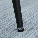 HOMCOM Bar Stools Set of 2 Retro Bar Chairs W/ Backs Footrests Steel Legs Brown