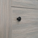 kleankin Bathroom Vanity Unit with Basin, Wall Mounted Wash Stand, Grey