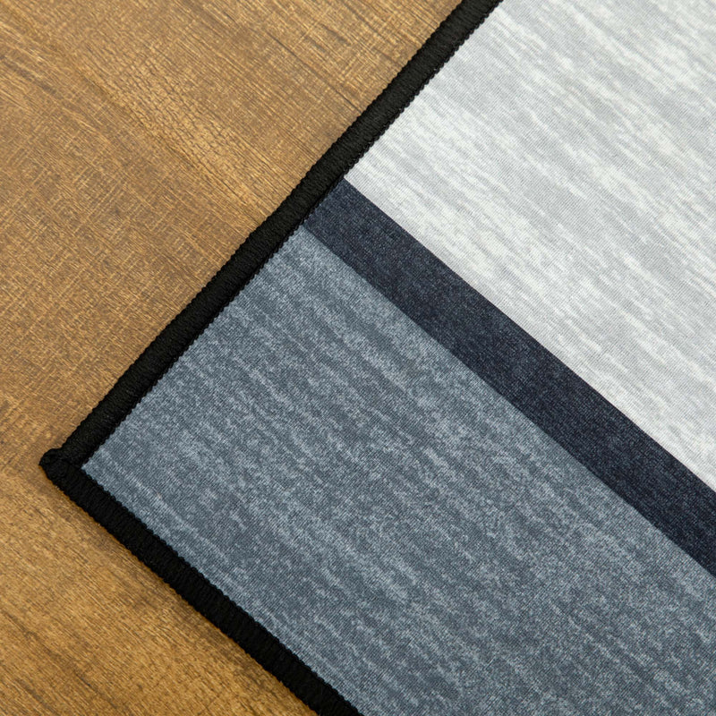 HOMCOM Boho Geometric Blue Area Rugs for Bedroom, Home Large Carpet, 80x150 cm