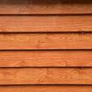 Outsunny 6.5x5.2ft Garden Shed Wood Effect Tool Storage Sliding Door Wood Grain