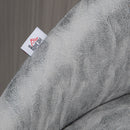 HOMCOM Modern Swivel Bar Stools Set of 2 with Adjustable Height, Light Grey