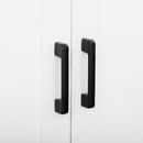 HOMCOM Modern Kitchen Cupboard Storage Cabinet with 4 Shelves, White