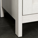 kleankin  Bathroom Storage Cabinet w/ Door Cupboard and Adjustable Shelf, White