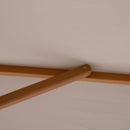 Outsunny 2 x 3(m) Wood Garden Parasol Sun Shade Patio Umbrella Canopy Light Grey