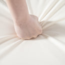 Outsunny 2-person Wicker Swing Chair, Porch Loveseat Garden Hanging Bench, Cream