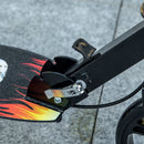 HOMCOM Foldable Kick Scooter for Kids w/ Adjustable Height, Break, Big Wheels