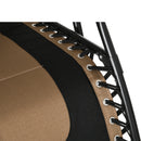 Outsunny Zero Gravity Lounger Chair, Folding Camping Reclining Chair, Brown